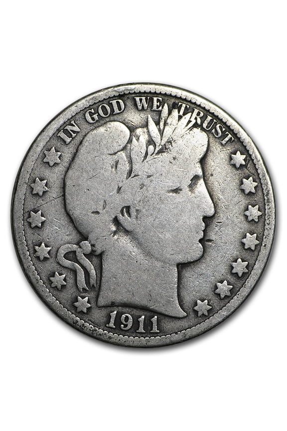 1911 Barber Half Dollar VG