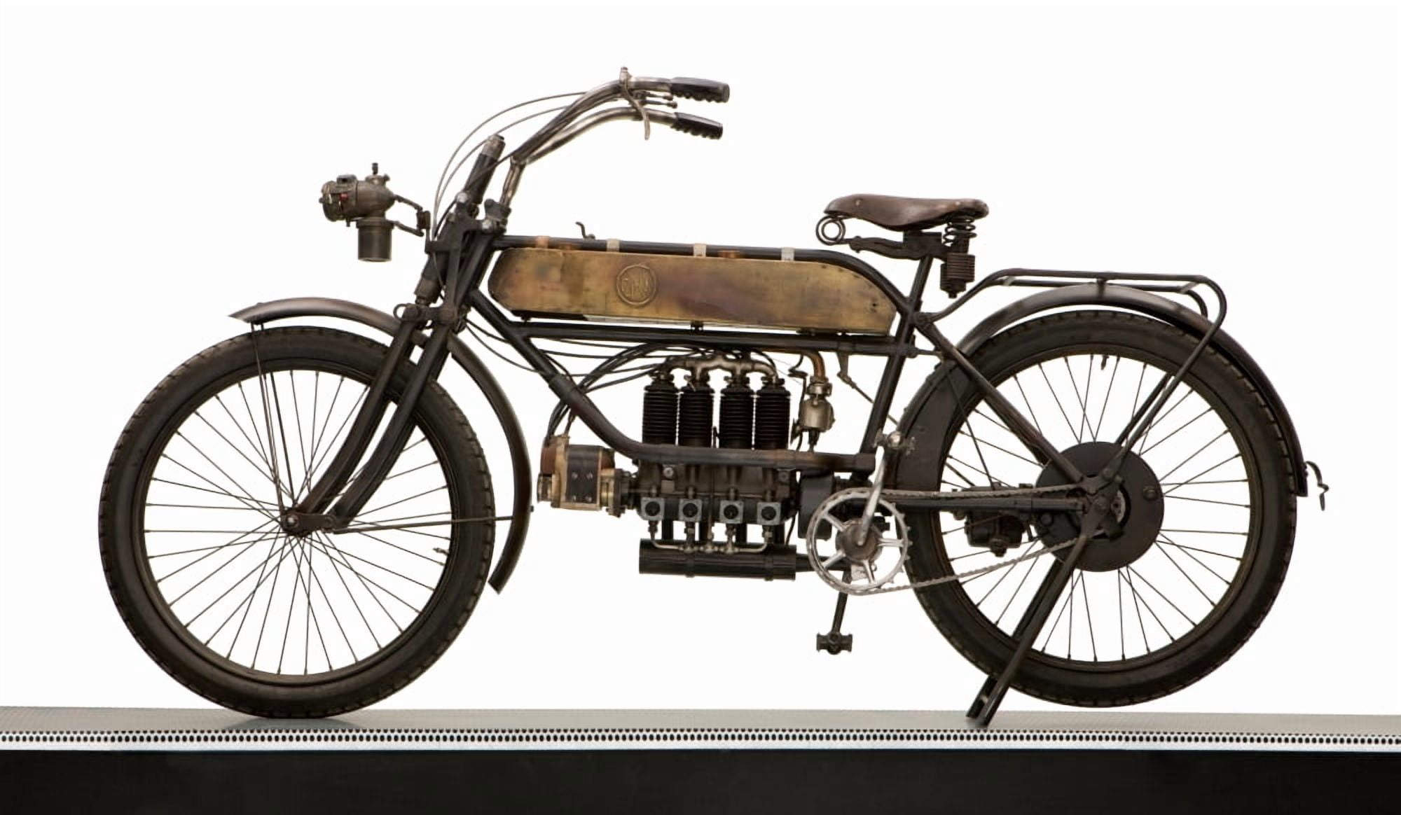 1911 FN 500 motorcycle country of origin Belgium Canvas Art - Panoramic Images (12 x 20)