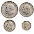 thumbnail image 1 of 1911 Great Britain Silver 4-Coin Maundy Set George V, 1 of 2