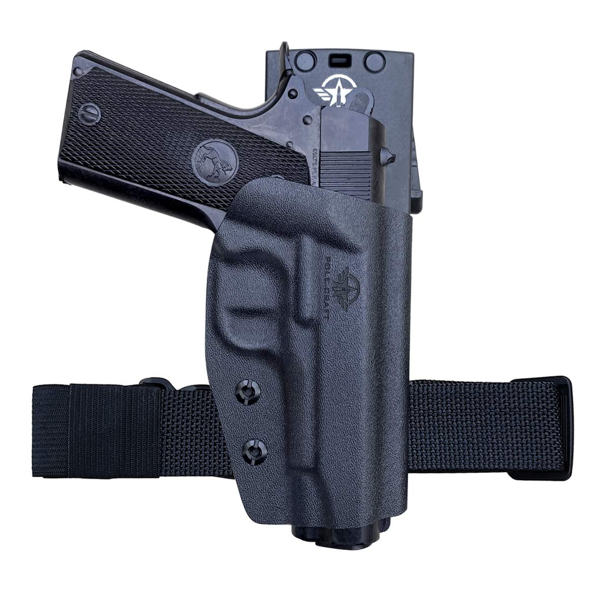 OWB Kydex Paddle Holster For 1911 3.5" Barrel (No Rail) – Optic Compatible