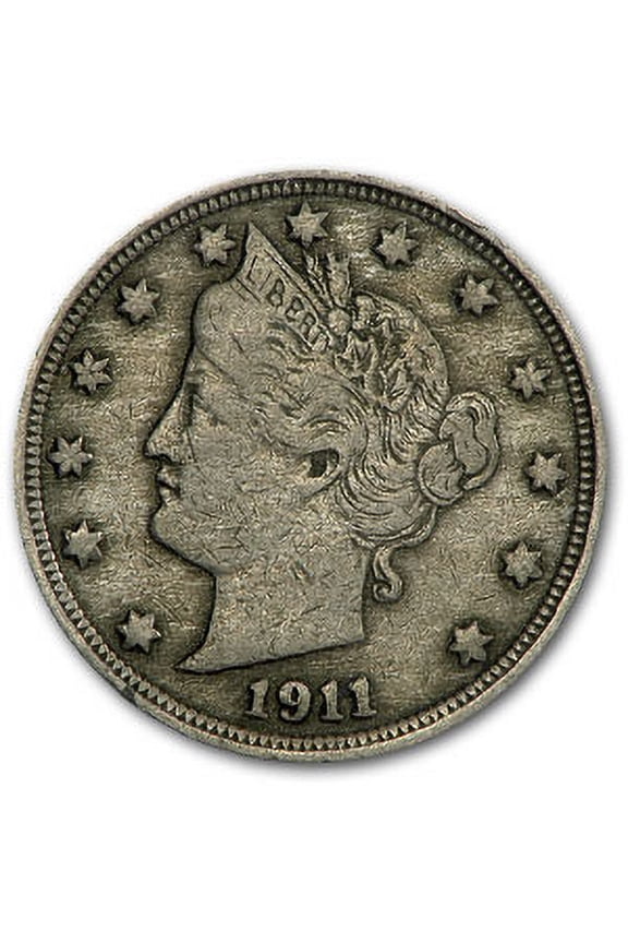 1911 Liberty Head V Nickel VF