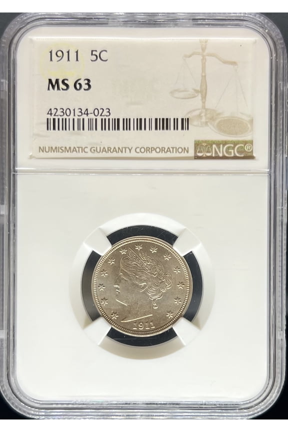1911 Liberty Nickel MS63 NGC (PA4230134023)