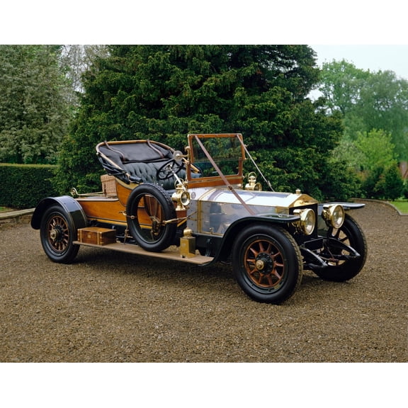 1911 Rolls Royce 4050 HP Silver Ghost 2-seat roadster Country of origin United Kingdom Canvas Art - Panoramic Images (22 x 28)