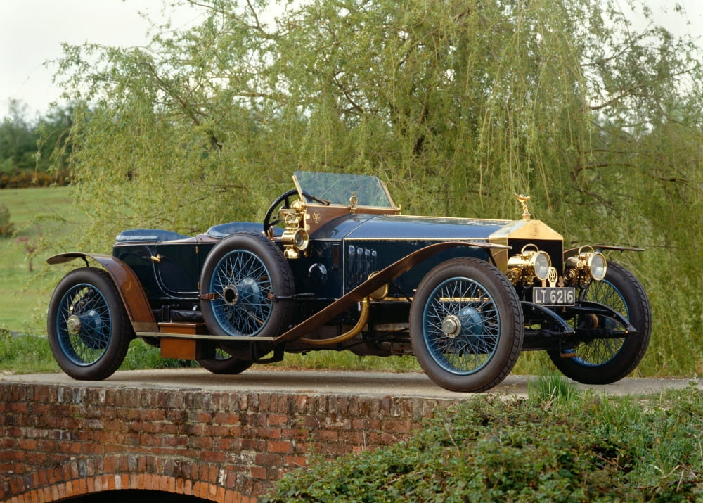 1912 Rolls Royce 4050 HP Silver Ghost London-Edinburgh type 74 litre 6-cylinder engine producing 48bhp Country of origin United Kingdom Canvas Art - Panoramic Images (18 x 24)