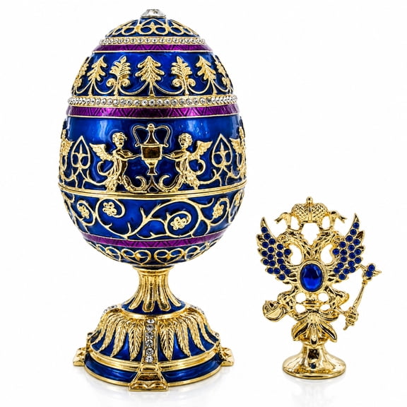 1912 Tsarevich Royal Imperial Easter Egg 5.5 Inches
