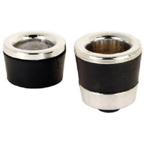 191215 Tub Enclosure Sliding Shower Door Finger Pull Set, Chrome