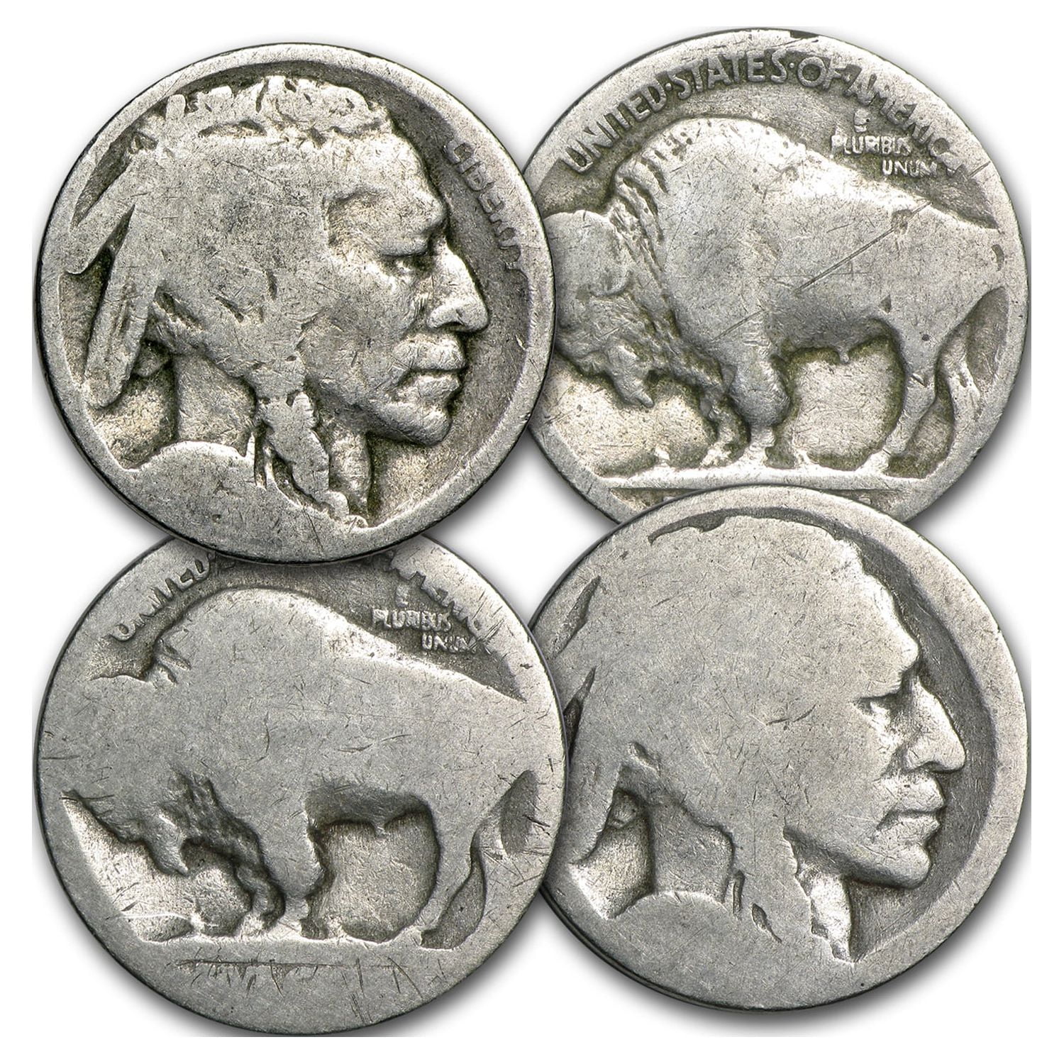 Buffalo Nickels $2 Face Value Roll 1913-1938 (Full Dates)