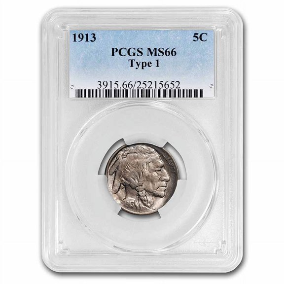 1913 Buffalo Nickel Type-I MS-66 PCGS