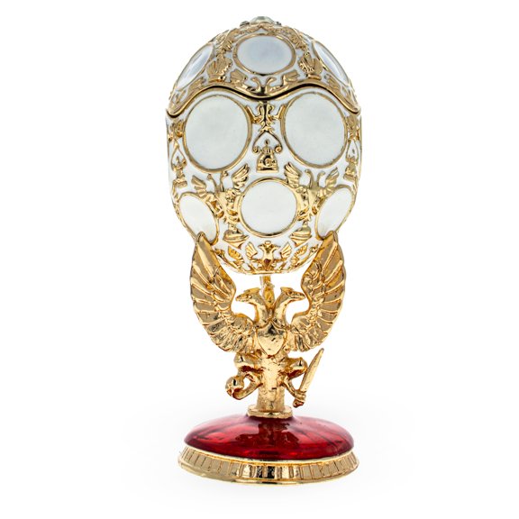 1913 Romanov Tercentenary Royal Easter Egg 3.6 Inches