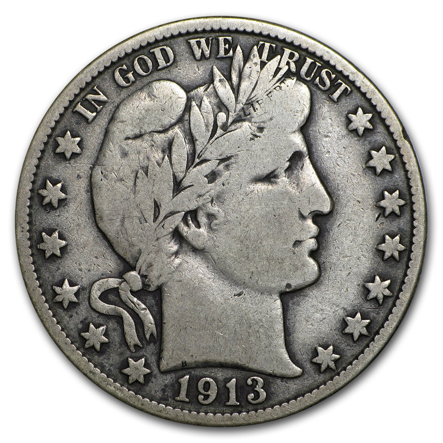 1913-S Barber Half Dollar Fine