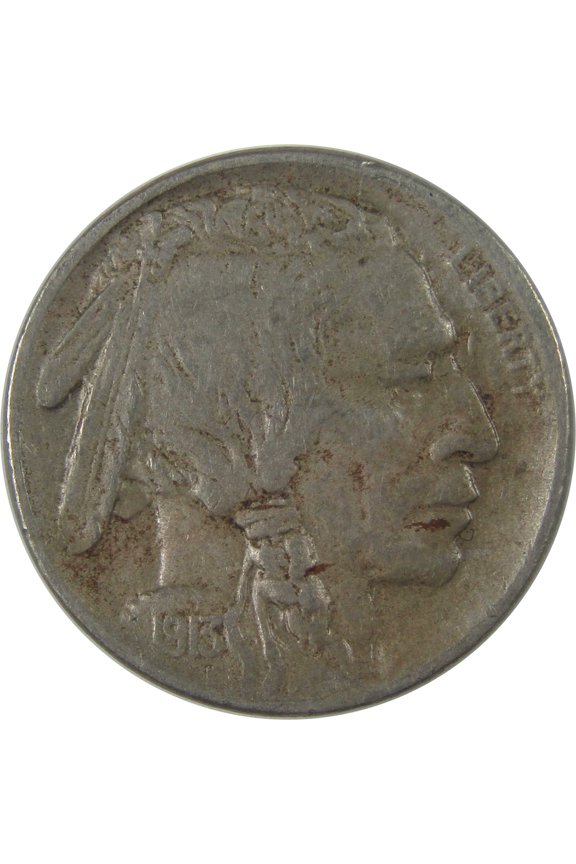 1913 S Type 1 Indian Head Buffalo Nickel VF Very Fine SKU:I21027