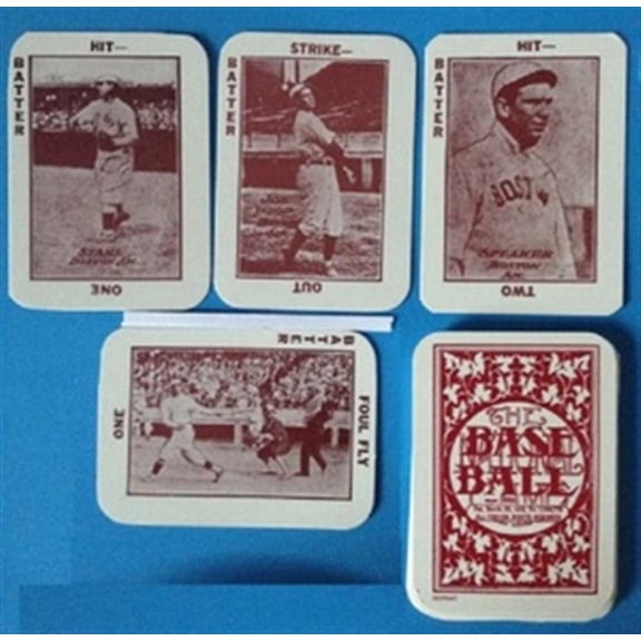 1913 Tom Barker National Game Reprint Boston Red Sox Team Set 4 Cards TRIS SPEAKER