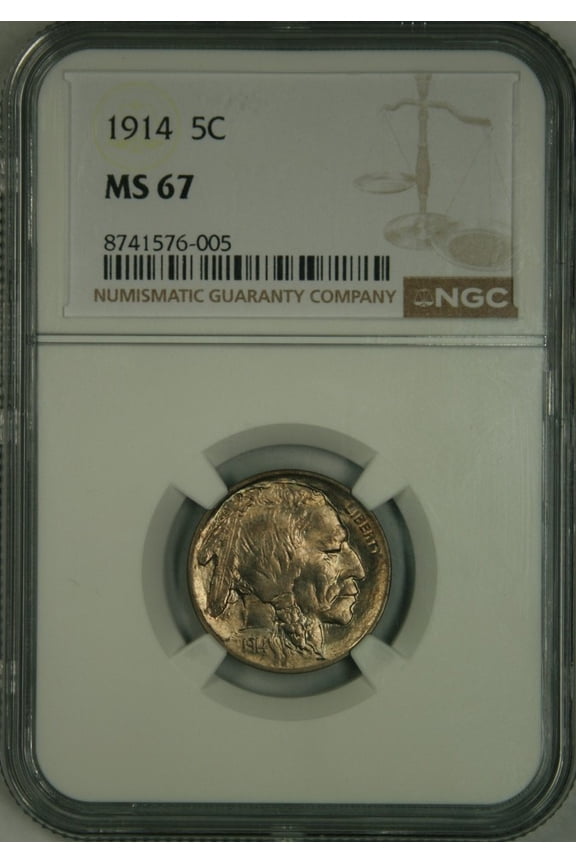 1914 Buffalo Nickel MS67 NGC (PM8741576005)