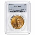 thumbnail image 1 of 1914-D $20 St Gaudens Gold Double Eagle MS-64 PCGS, 1 of 3