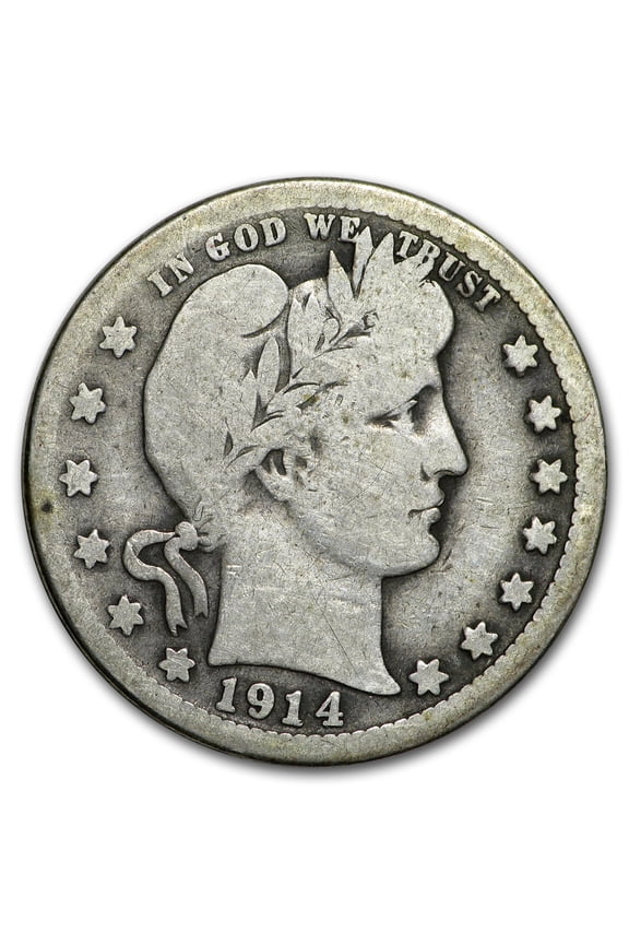 1914-S Barber Quarter Good