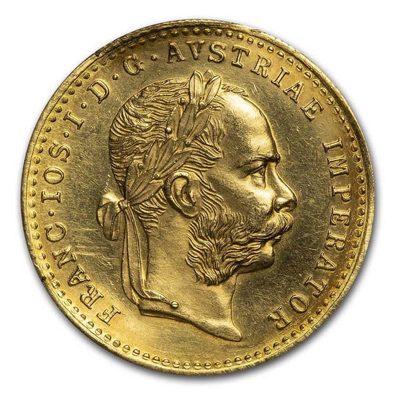 1915 Austria Gold 1 Ducat BU-Prooflike (Abrasions)