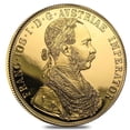 thumbnail image 1 of 1915 Austrian 4 Ducat Gold Restrike AU/BU, 1 of 2