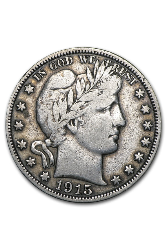 1915 Barber Half Dollar Fine