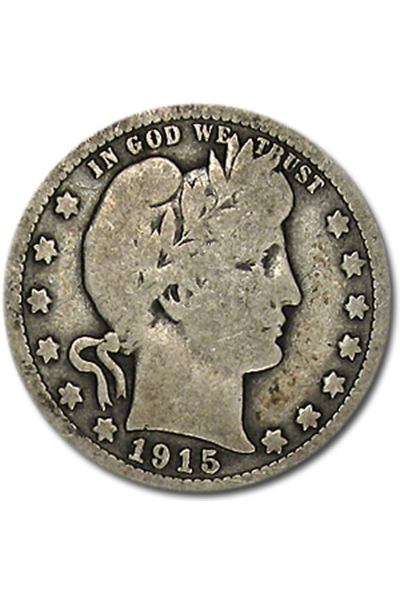 1915 Barber Quarter Good/VG