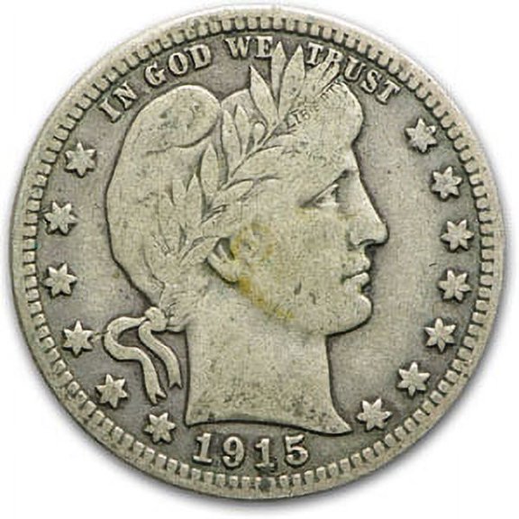 1915 Barber Quarter VF