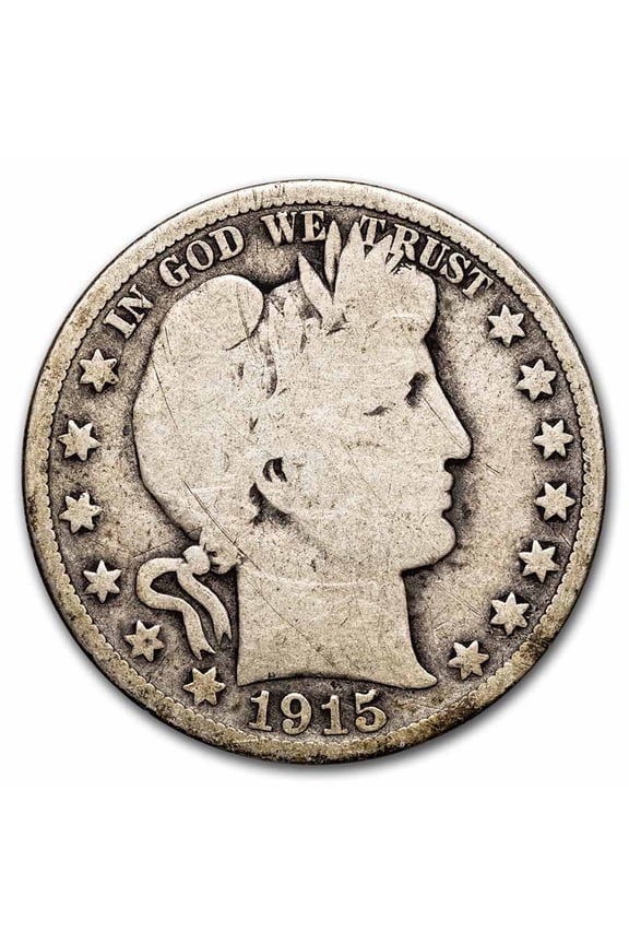 1915-D Barber Half Dollar Good