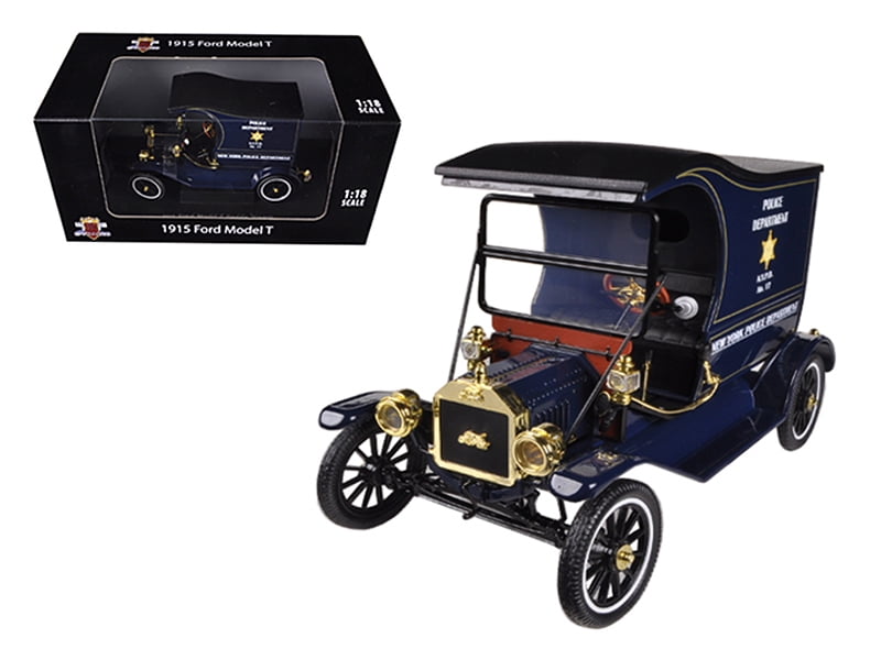 1915 Ford Model T Cargo Van NYPD 1/18 Diecast Model Car by