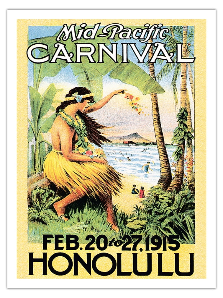 1915 Mid-Pacific Carnival - Honolulu Hawai'i - Vintage Carnival 1915 Mid-Pacific Carnival - Honolulu Hawai'i - Vintage Carnival