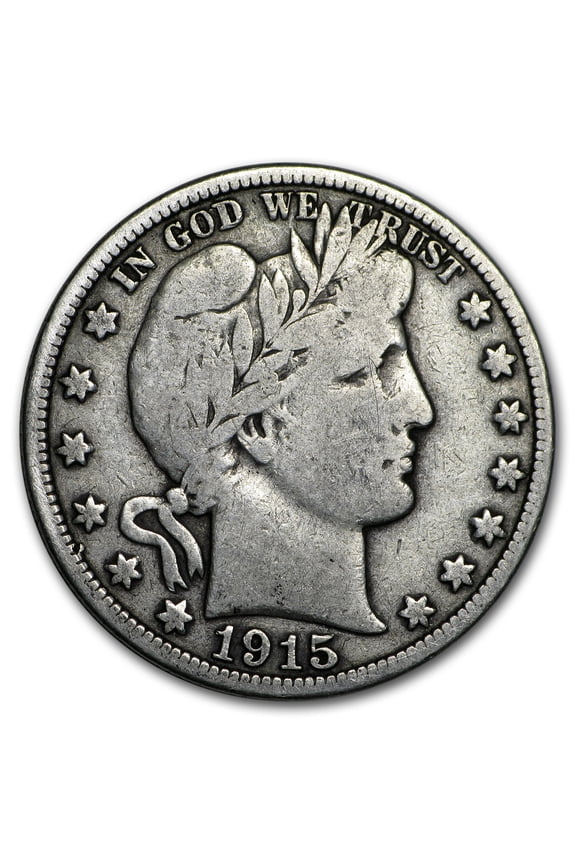 1915-S Barber Half Dollar VG