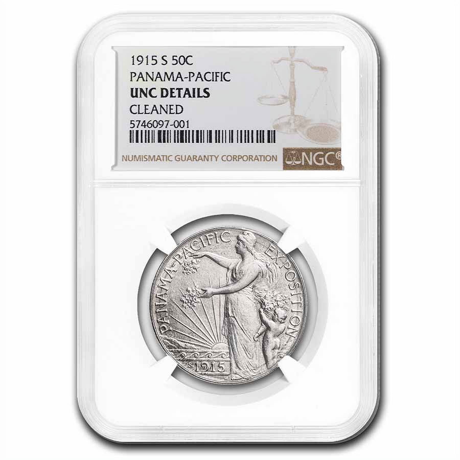【中古】 Pacifico LosNemusDelPacifico 1915-S/S Panama-Pacific Expo Half Dollar BU Details (FS-501