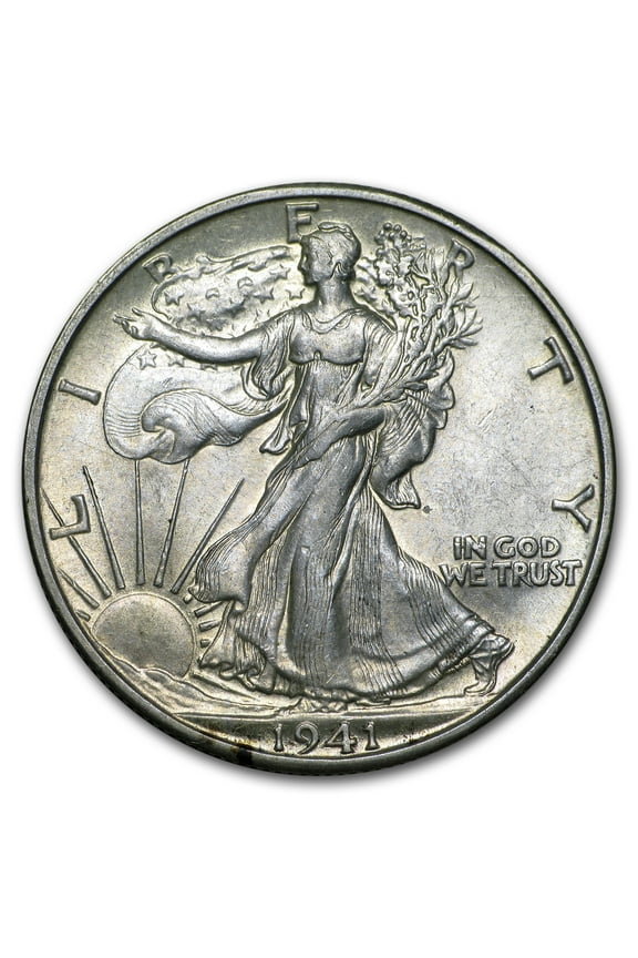 1916-1947 Walking Liberty Half Dollar AU (Random)