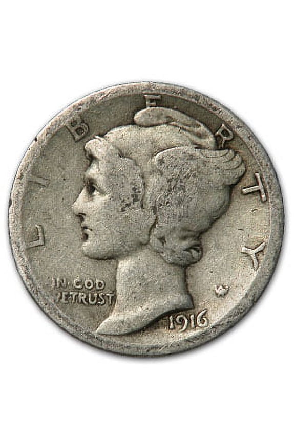 1916 Mercury Dime Good/Fine