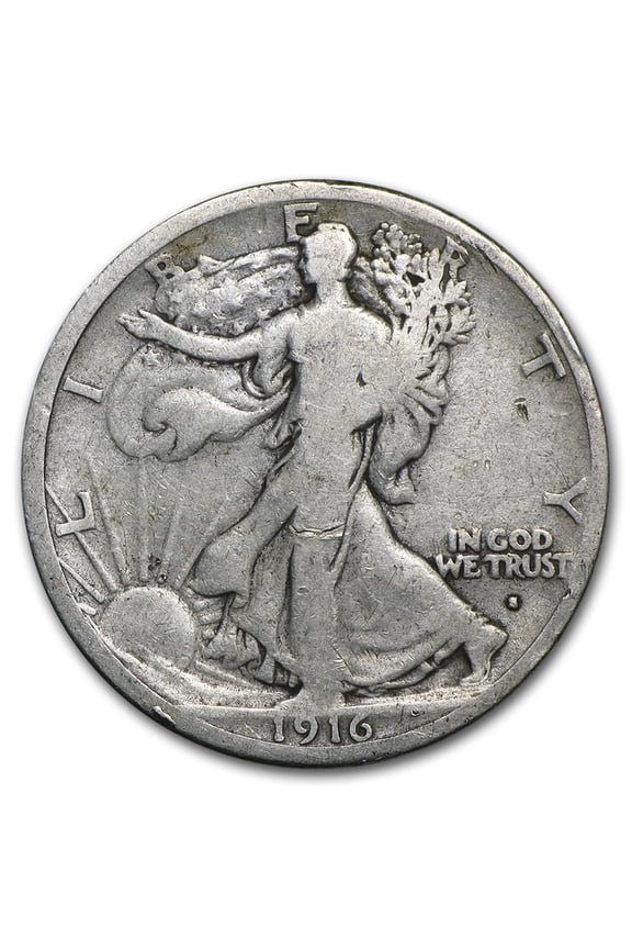 1916-S Walking Liberty Half Dollar Good