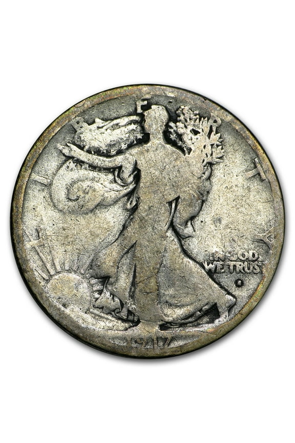 1917-S Obverse Walking Liberty Half Dollar AG