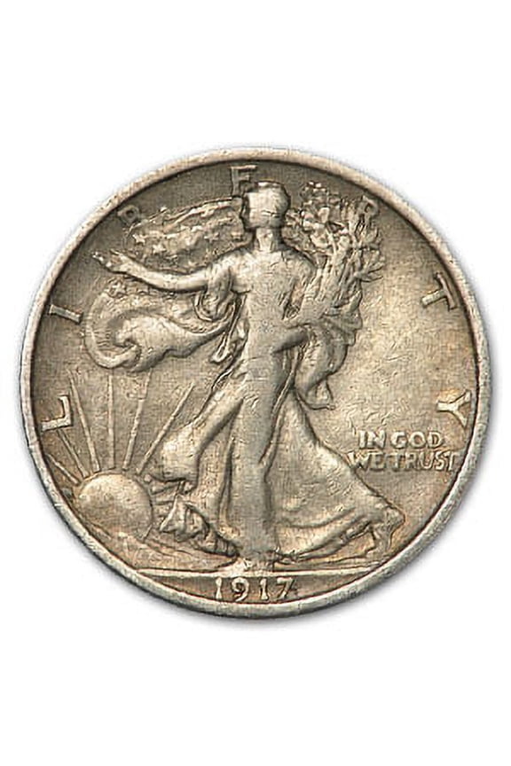 1917 Walking Liberty Half Dollar Fine