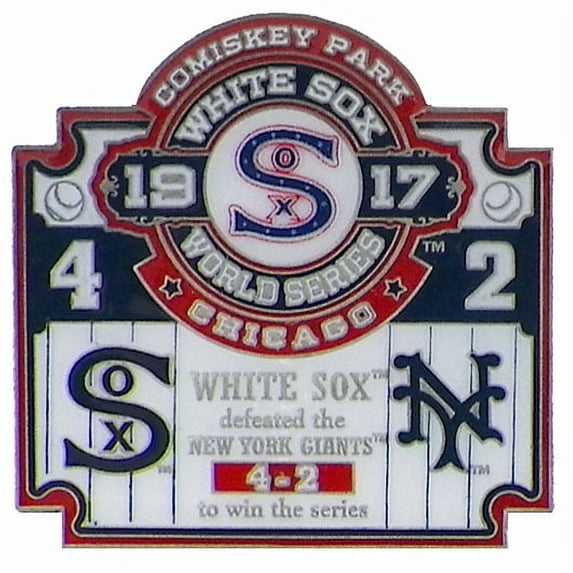 1917 World Series Commemorative Pin - White Sox vs. Giants