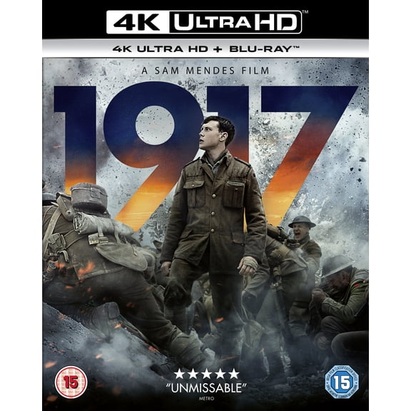 1917 (4K Ultra HD) Richard Madden John Hollingworth Mark Strong Adrian Scarborough Andrew Scott
