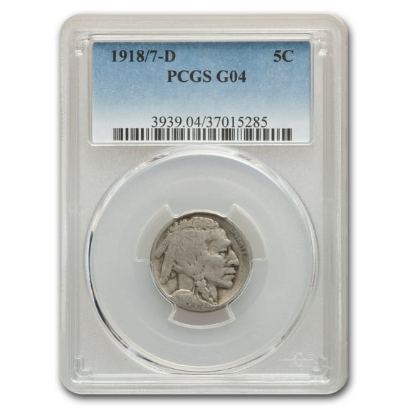 1918/7-D Buffalo Nickel Good-4 PCGS