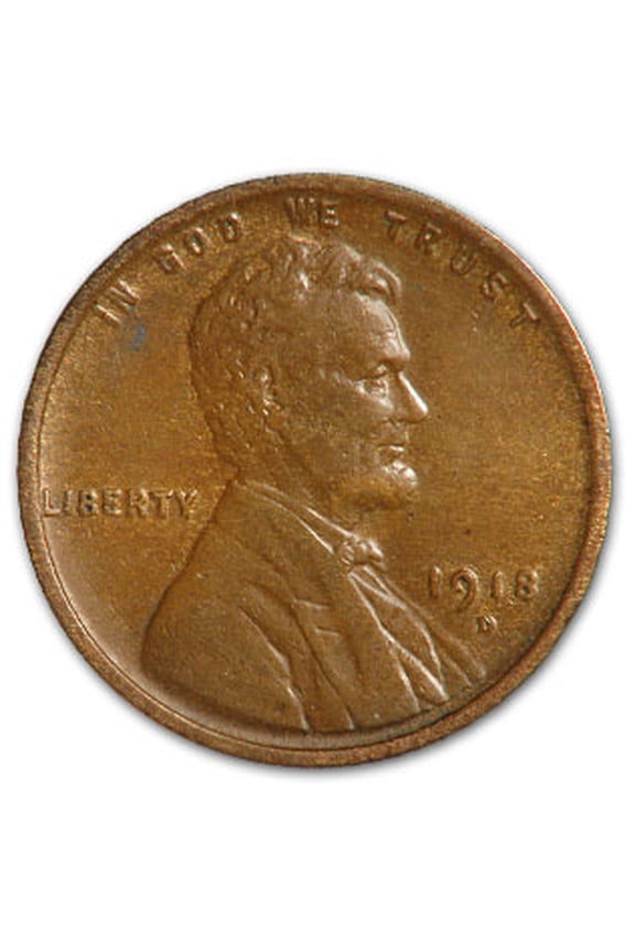 1918-D Lincoln Cent XF