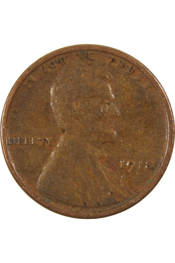 1918 Lincoln Wheat Cent VG Very Good Penny 1c Coin