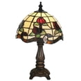 thumbnail image 1 of 19189 Meyda 11.5"H Roseborder Mini Lamp, 1 of 2