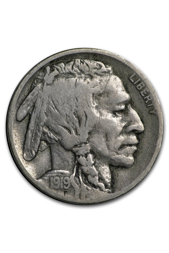 1919-D Buffalo Nickel VF