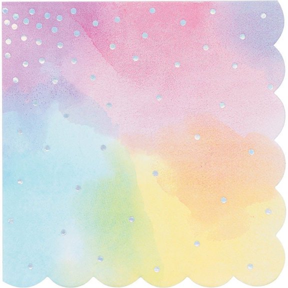 192/Case Bulk Iridescent Party Luncheon Napkins