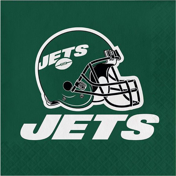 192 Count Bulk Pack New York Jets Luncheon Napkins