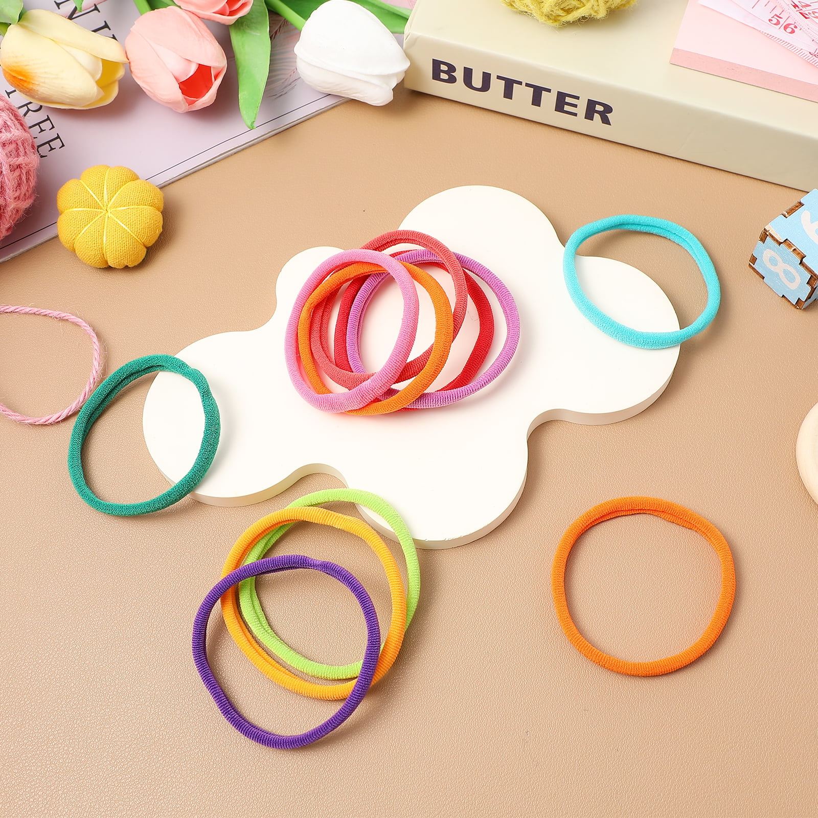 Loom Rope 192 Pcs Braided Rope Refill Pack Weaving Loops Band Loom Kits for Kids ...