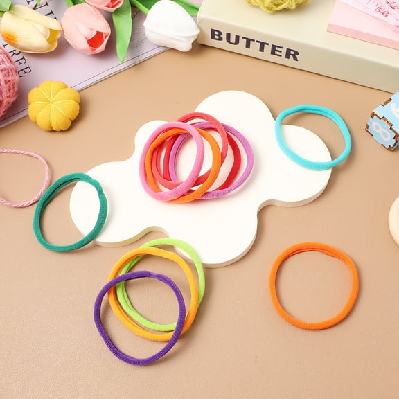192 Pcs Braided Rope Refill Pack Weaving Loops Band Loom Kits for Kids Acrylic 6X6cm