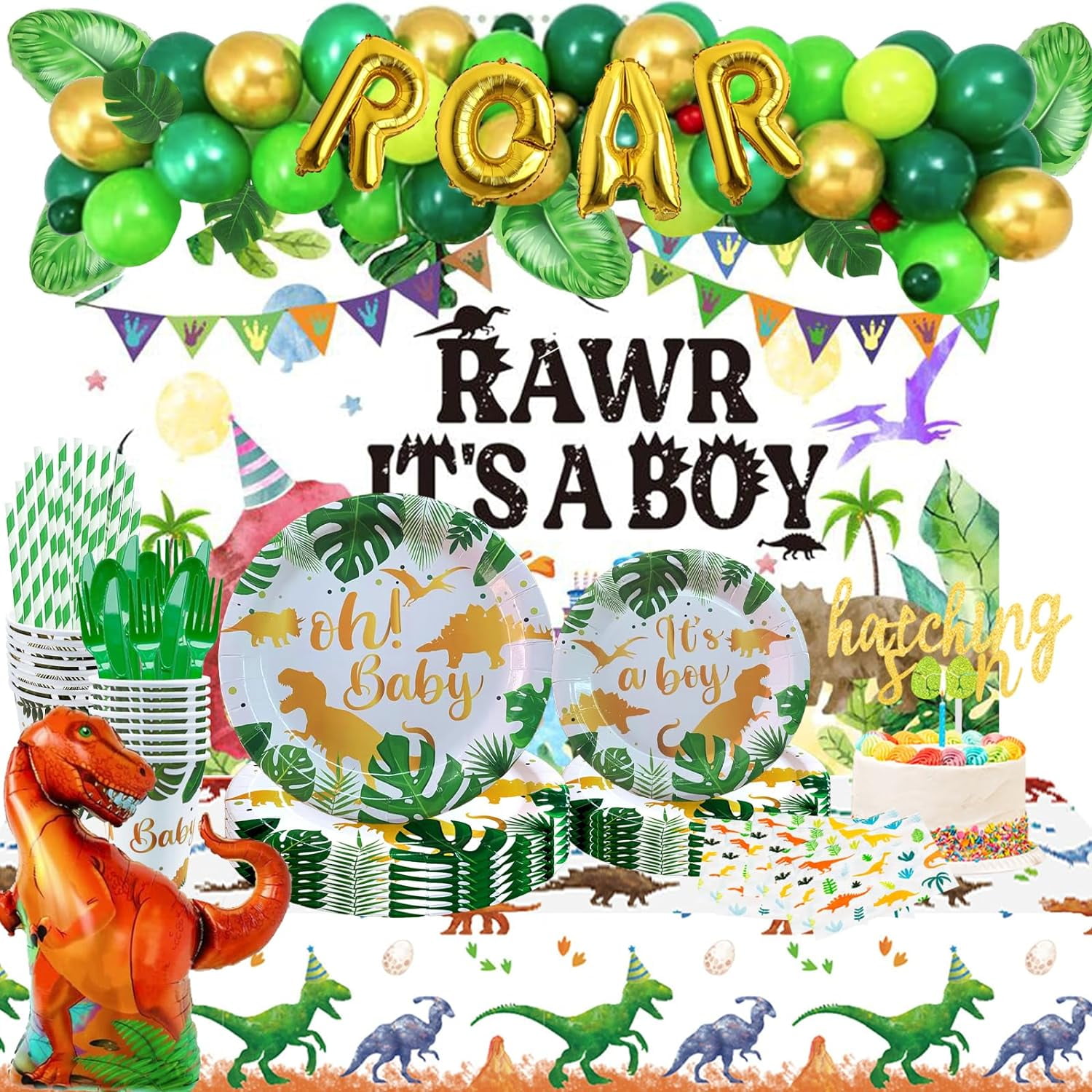 Dinosaur baby shower discount