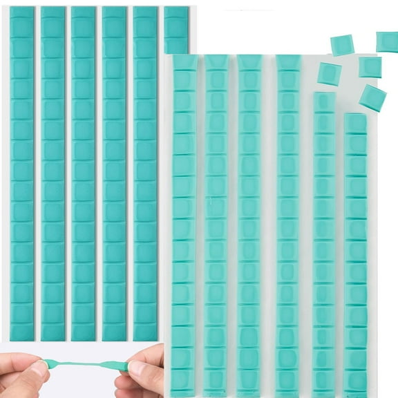 192 Pcs Putty Stick,Happon Non-Toxic Removable Adhesive Tacky Putty, Reusable & Removable Wall Safe Tack Putty for Hanging Pictures and Museum, Art Photography, Cleaning, Nail