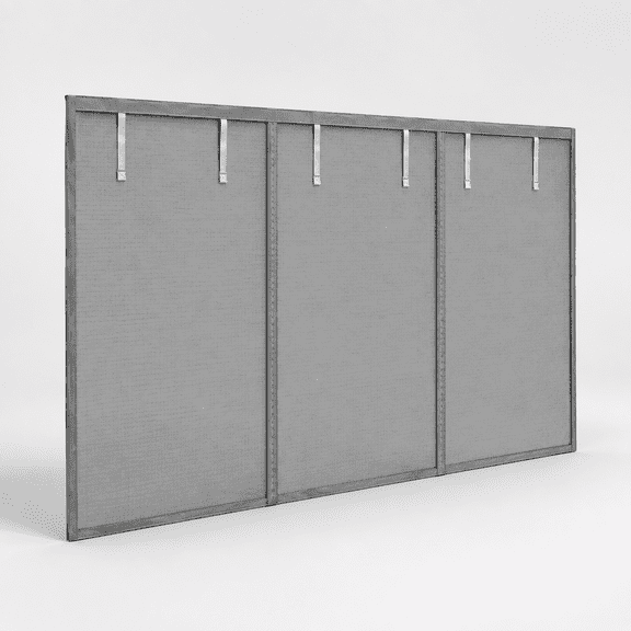 192" x 84" Pre-Framed Heavy Duty Nylon Garage Door Screen with Strapping Tapes