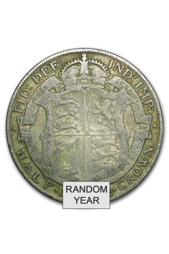 1920-1927 Great Britain Silver Half Crown George V Avg Circ
