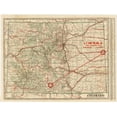 thumbnail image 1 of 1920 Clason’s Guide Map of Colorado, 1 of 1